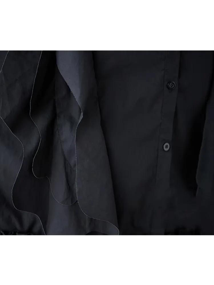 Xitao Casual A-line Full Sleeve Solid Color Mid-calf Dress GMM1052