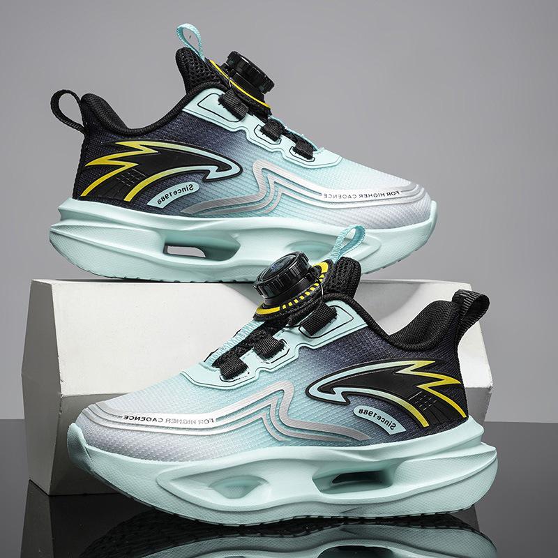 Осенние спортивные кроссовки для мальчиков - Новинки, Нескользящие, Дышащие кроссовки для бега и баскетбола с мягкой подошвой для детей