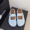 Xiaoxiangfeng Single Shoes 2025 New Doudou Shoes Soft-soled Single Shoes Mary Jane Shoes Lightweight and Breathable Grandma Shoes Small Leather Shoes