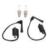 Motorcycle Ignition Coil Spark Plug Set 4VR 82320 00 00 Replacement for V Star 650 XVS650AT Silverado 2003‑2010