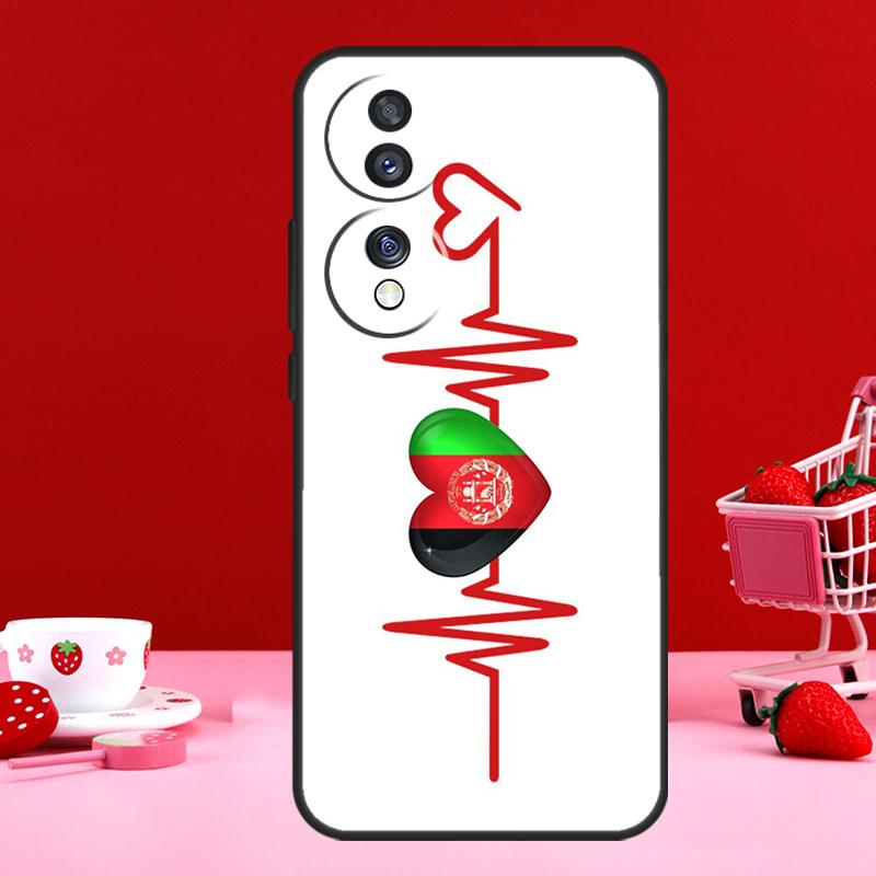 Афганский Афганистан Флаг Баннер Для Honor Magic 7 Lite 6 5 8 Pro Чехол Для Honor Win 200 400 90 70 50 X8b X8c X9a X9b X9c X9d