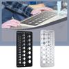29-Holes Caliper Gauge 1/16 Inch To 1/2 Inch Screw Gauge Card Measurement Equivalents
