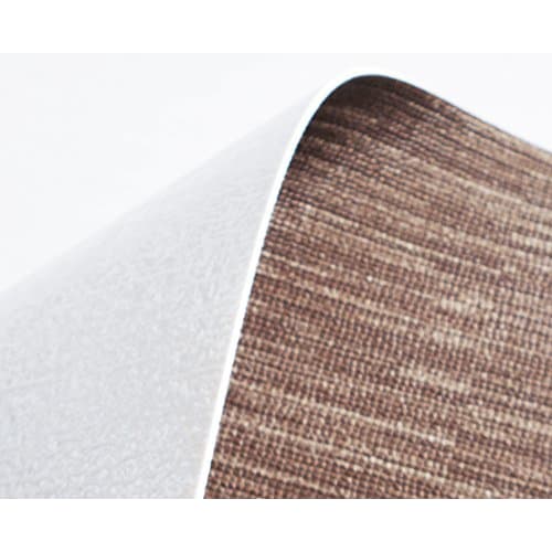 Fuso Synthetic Peel-and-Stick Floor Panels, 3mm Thick x 45x45cm, Pack of 4, Striped (Beige), PTT01