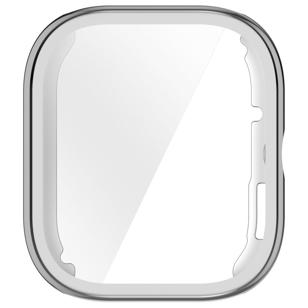 2in1 Case with Screen Protector for Xiaomi Redmi Watch 5, Silver