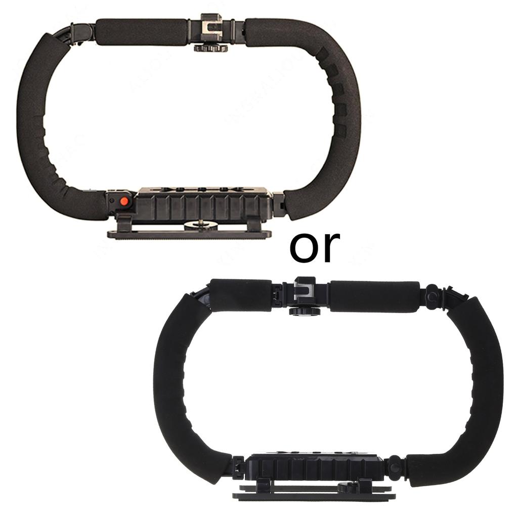 ABS Стабилизатор рукоятки камеры Расширительная клетка Крепление для приключенческой съемки Ручной кронштейн для камеры для идеально плавной съемки