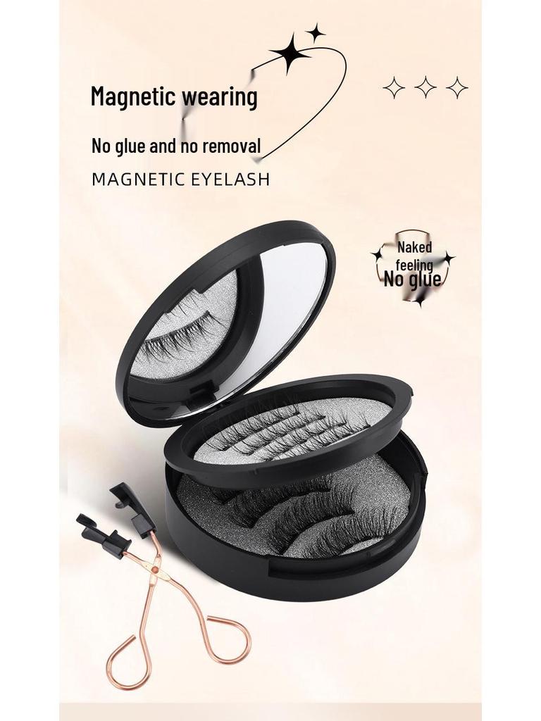 New Style Magnetic False Eyelashes Set: Voluminous In-Stock Eyelashes