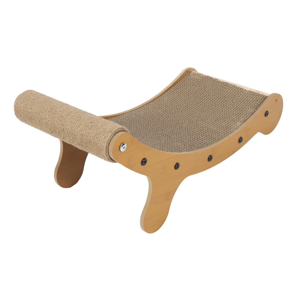 Cat Scratcher Lounge Chair Multipurpose Durable Curved Cat Scratch Pad Cat Scratching Cardboard for