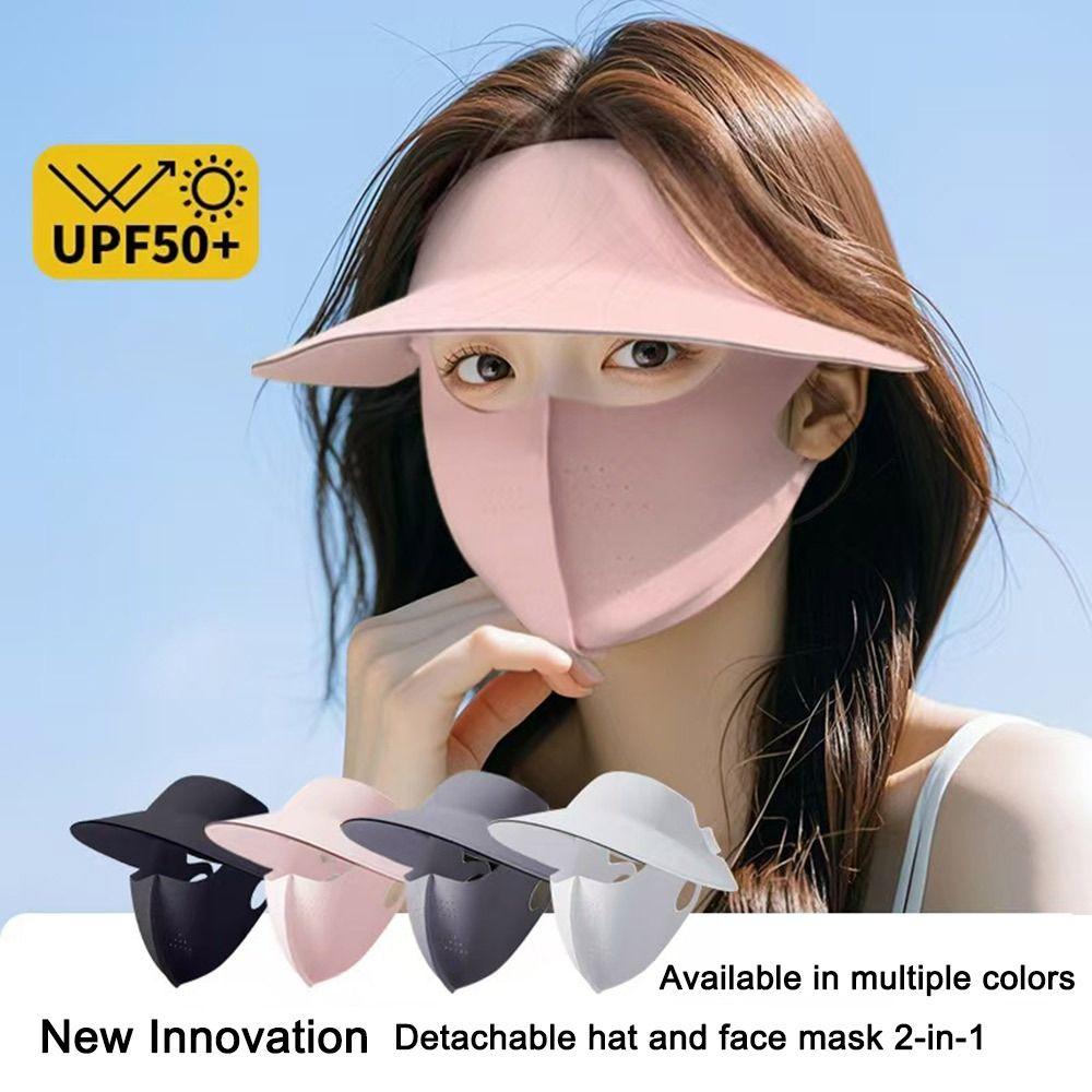 Полнолицевая маска для лица из ледяного шелка, 3D дышащая маска для лица, унисекс, маска для лица для езды на велосипеде, летняя