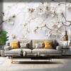 Creative 3d Flowers Tree Wallpaper Living Room Bedroom Background Wall Mural Home Decor