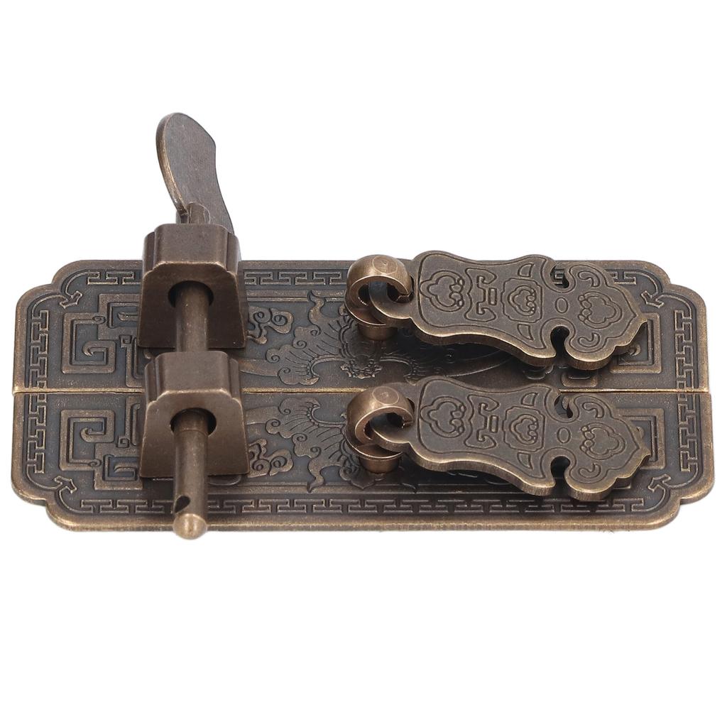 Лицевая панель шкафа из латуни, материал бронза, благоприятный узор летучей мыши, ручки для шкафа в китайском стиле в стиле ретро