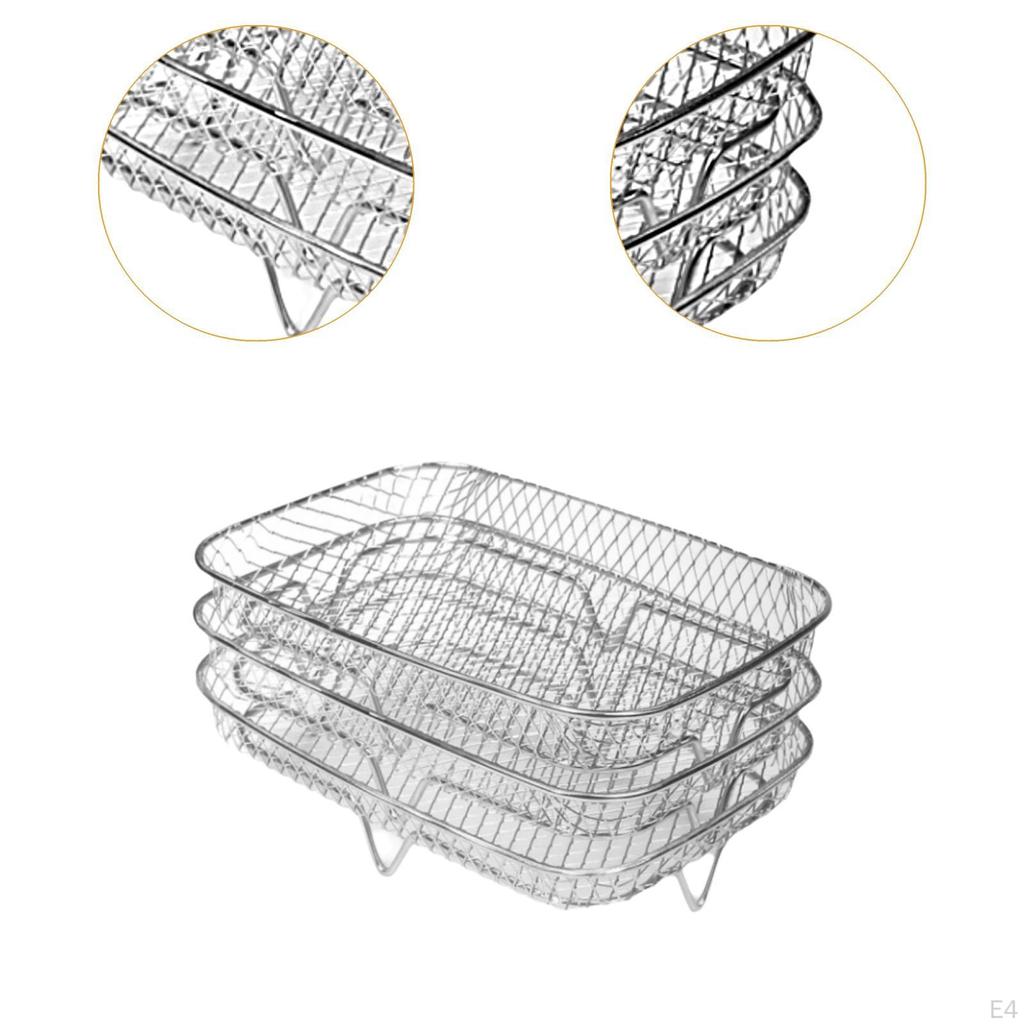 Air Fryer Rack,Dehydrator Rack,Air Fryers Accessories,Multi Purpose Stainless Steel Multi Layer