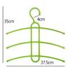 1Pc Plastic Fishbone 3 Layer Multifunctional Clothes Hanger Wardrobe Organizer Space Saver Clothes Hanger Anti-Skid Clothes Rack