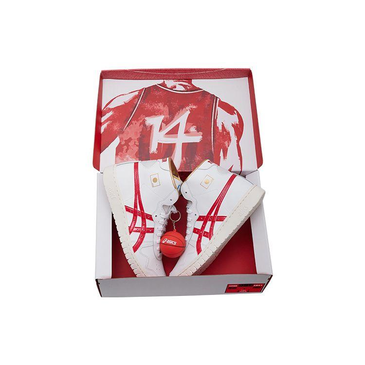 Asics Japan L Retro Slam Dunk Mitsui Special Shoe Box High Top Vintage Basketball Shoes Unisex Sneaker White Red 1203A138-100(S-BOX)