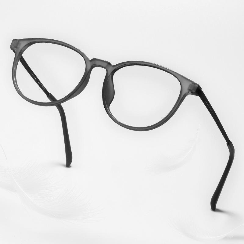 Danyang 9836XP Ретро Круглая титановая резиновая студенческая оправа для очков, сверхлегкая TR90 для мужчин