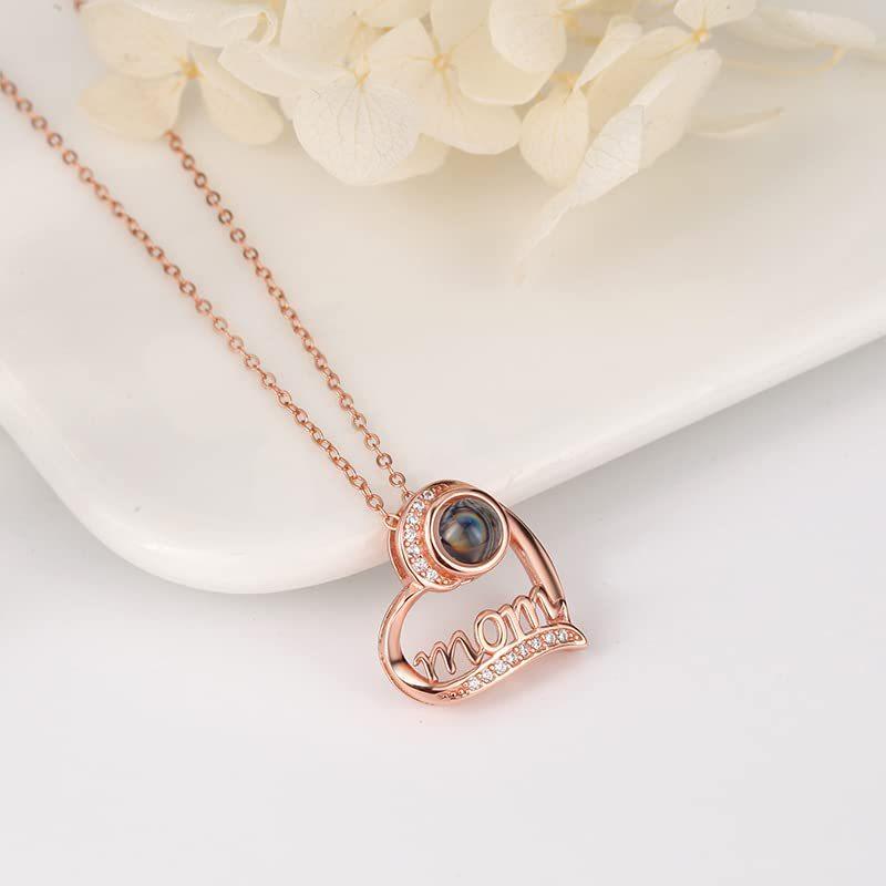 Projection Necklace Women's 100 Languages Love Color Photo Customization Name