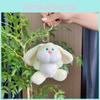 Adorable Plush Cartoon Rabbit Keychain Charming Backpack Pendant For Creative Accessories