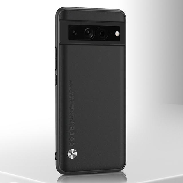 Роскошный простой чехол из искусственной кожи для Google Pixel 6 7 Pro 6A, задняя крышка, противоударный ультратонкий матовый силиконовый чехол для телефона Google Pixel 5 4 XL 4A 5A 5G