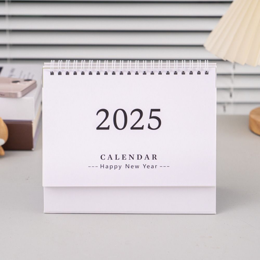 Креативный календарь на 2025-2025 гг. 2025 Толстая бумага Настольный перекидной календарь Блокнот Ежедневник Настольный календарь Студенческие канцелярские товары