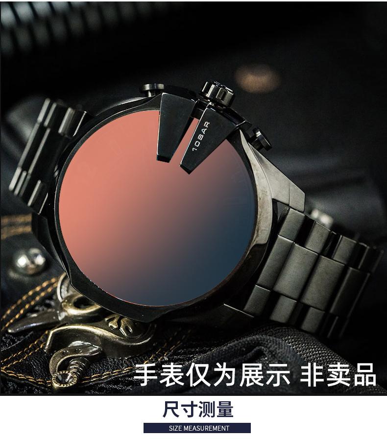 Для Diesel DZ4318/DZ4323/DZ4283/DZ4309 26 мм Браслет для часов из нержавеющей стали – Прочный сплошной браслет для мужских роскошных часов