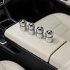 GEFR3 4Pcs Metal Alloy Wheel Tire Air Valve Dust Caps Rim Accessories for Citroen C4 Picasso Xsara C5 Aircross Cactus C1 C2 C3 C6 C8