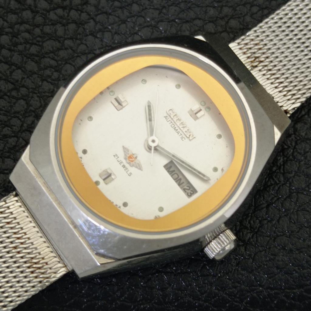 АВТОМАТИЧЕСКИЕ ВИНТАЖНЫЕ ЖЕНСКИЕ ЧАСЫ CITIZEN ЯПОНИЯ С ОРИГИНАЛЬНЫМ ЦИФЕРБЛАТОМ a704206-1 R213i-a704206