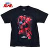 EVERSOUL Mobile Suit Gundam Short Sleeve T-Shirt, Red Comet, Char's Zaku, Mobile Suit, Zeon Forces, Men's, Black, Size L [Parallel Import]