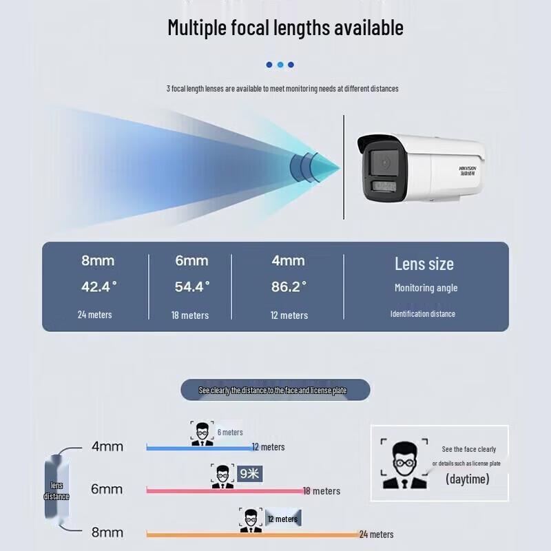 Hikvision 8MP 4K PoE IP Camera with Night Vision (CN version)