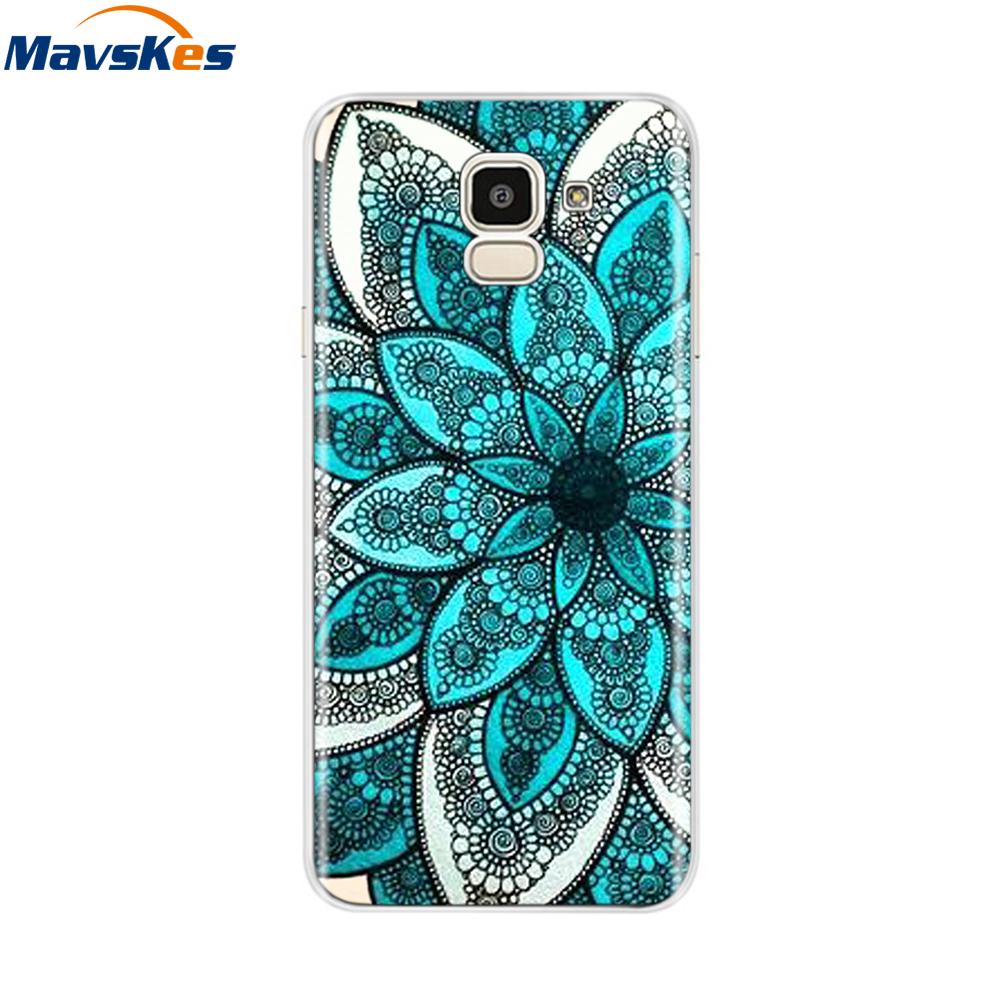 Чехол для Samsung Galaxy J6 2018 Мягкая задняя крышка из ТПУ-силикона sДля Coque Fundas Samsung J6 2018 J6 Plus 2018 Мягкие чехлы для телефона