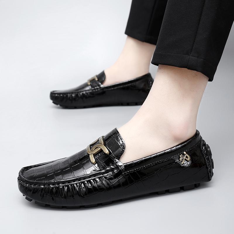 Женские удобные туфли на плоской подошве, мужские мокасины, лоферы, туфли для вождения, повседневные, без застежек, унисекс, большие размеры, фиолетовые, черные, зеленые, синие, кожаные туфли