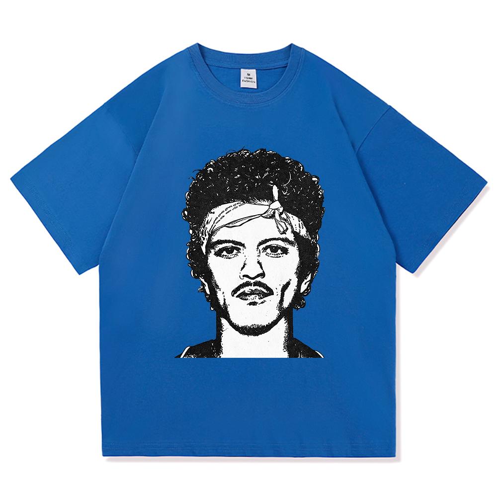 Bruno Mars The RoUnisextic Tee Shirt 2026 New Album Retro UnisexWomen Clothing Harajuku High Quality Tops Cotton TShirts Vintage