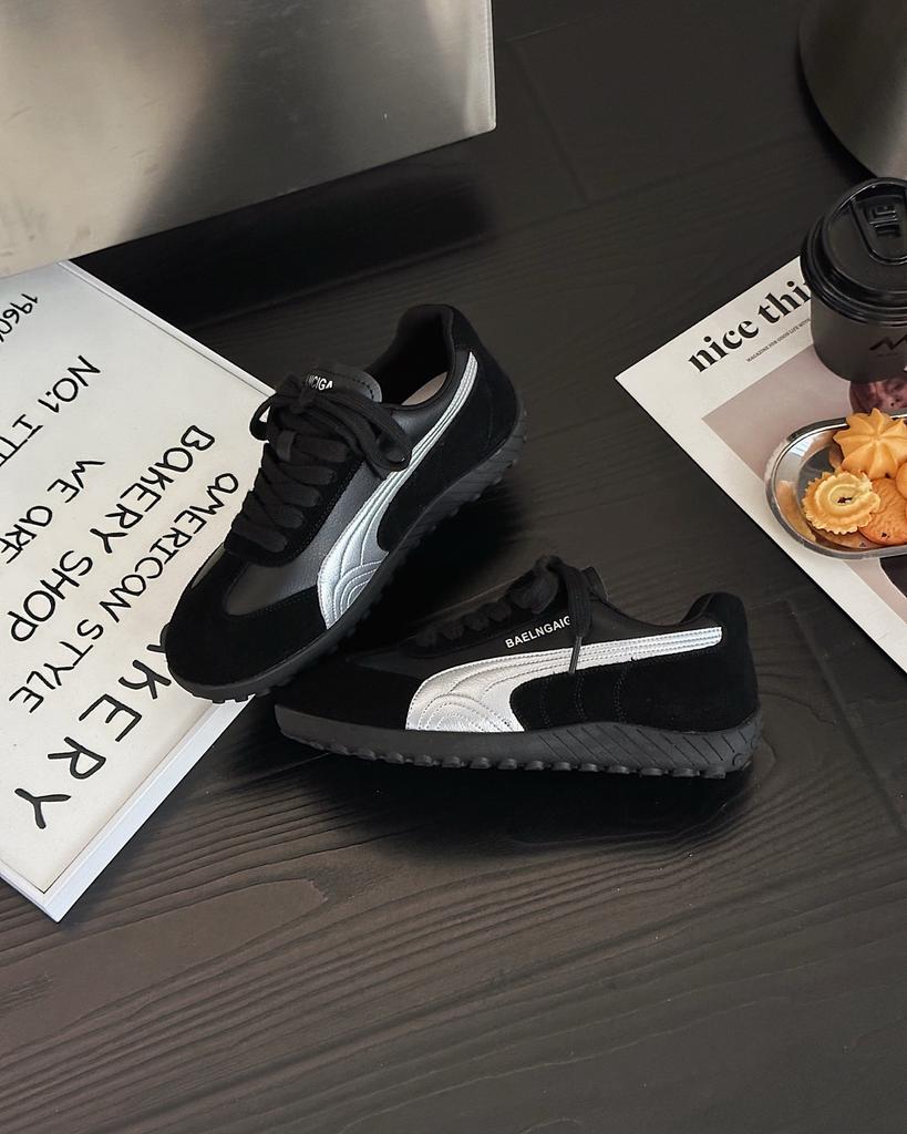 Оригинальные гоночные кроссовки в стиле Гонконга с леопардовым принтом, мужские, модные, лето 2025, новая коллекция, спортивная повседневная обувь для пар, детская