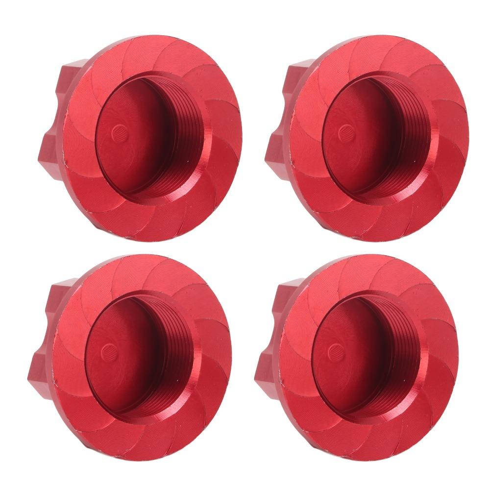 4Pcs Aluminum Alloy Wheel Lock Nuts for ARRMA 1/5 Kraton 8S RC Car For RC Crawler