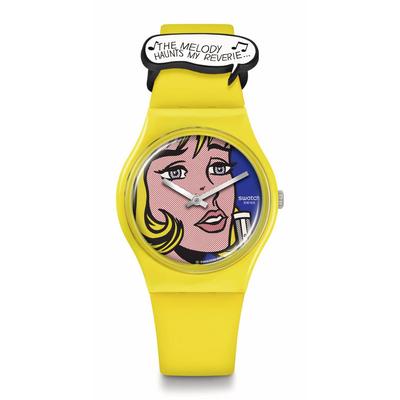 Swatch REVERIE BY ROY LICHTENSTEIN, THE WATCH ART JOURNEY 2023 SO28Z117 Желтый