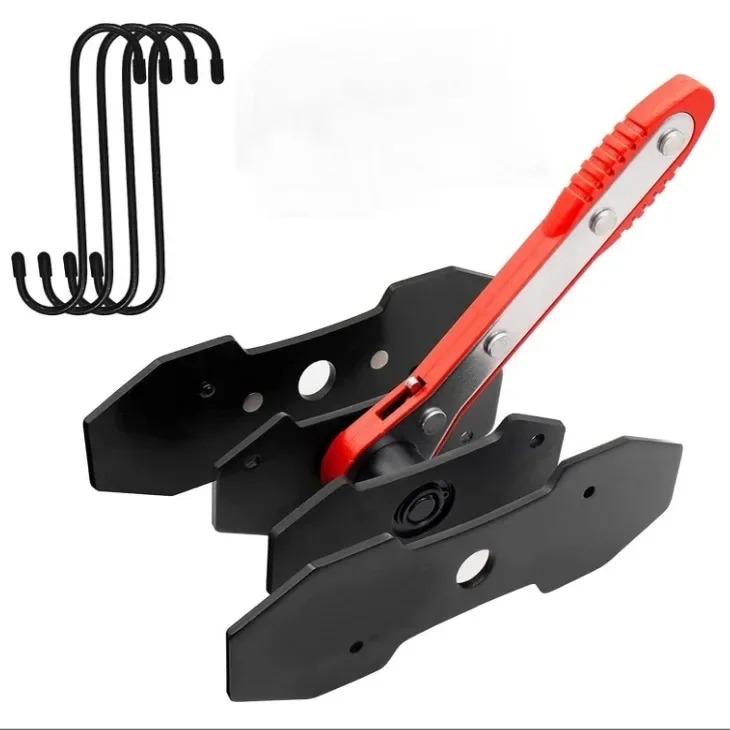 Auto Piston Spreader Tool for Brake Caliper Back Push with Space for Installing Brake Pads Car Repair Equipment with 4 Hooks