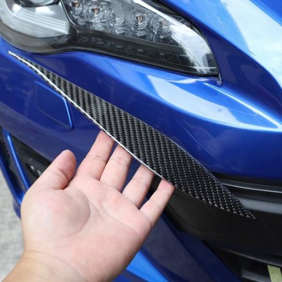 Накладки на фары 'бровь' из настоящего карбона для Toyota 86 / Subaru BRZ