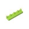 BRICKE 4625 Building Block 1x4 Side Hinge Plate, 5 Studs, LEGO-Compatible MOC Loose Bricks