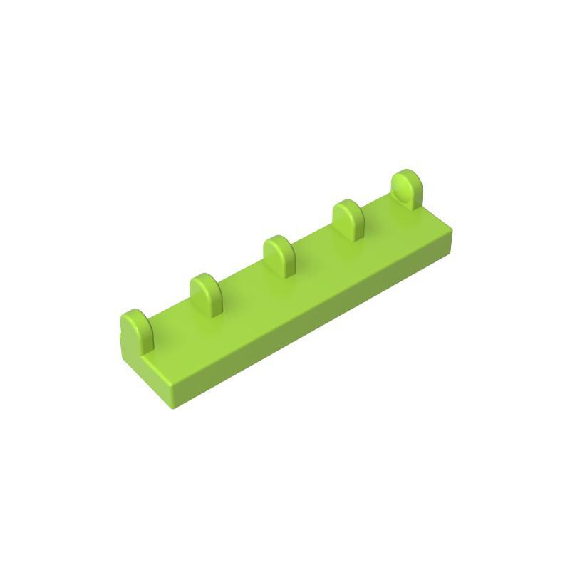 BRICKE 4625 Building Block 1x4 Side Hinge Plate, 5 Studs, LEGO-Compatible MOC Loose Bricks