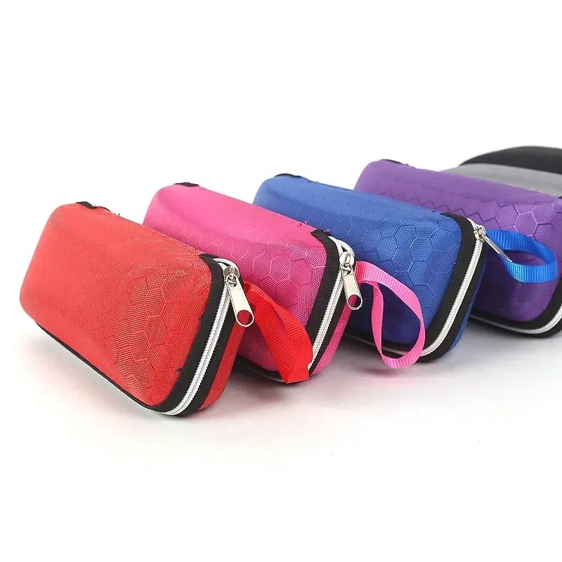 New Fashion Solid Color Eyeglasses Case EVA Eyeglasses Case Zipper Type Durable Eyeglasses Sunglasses Applicable Storage Case