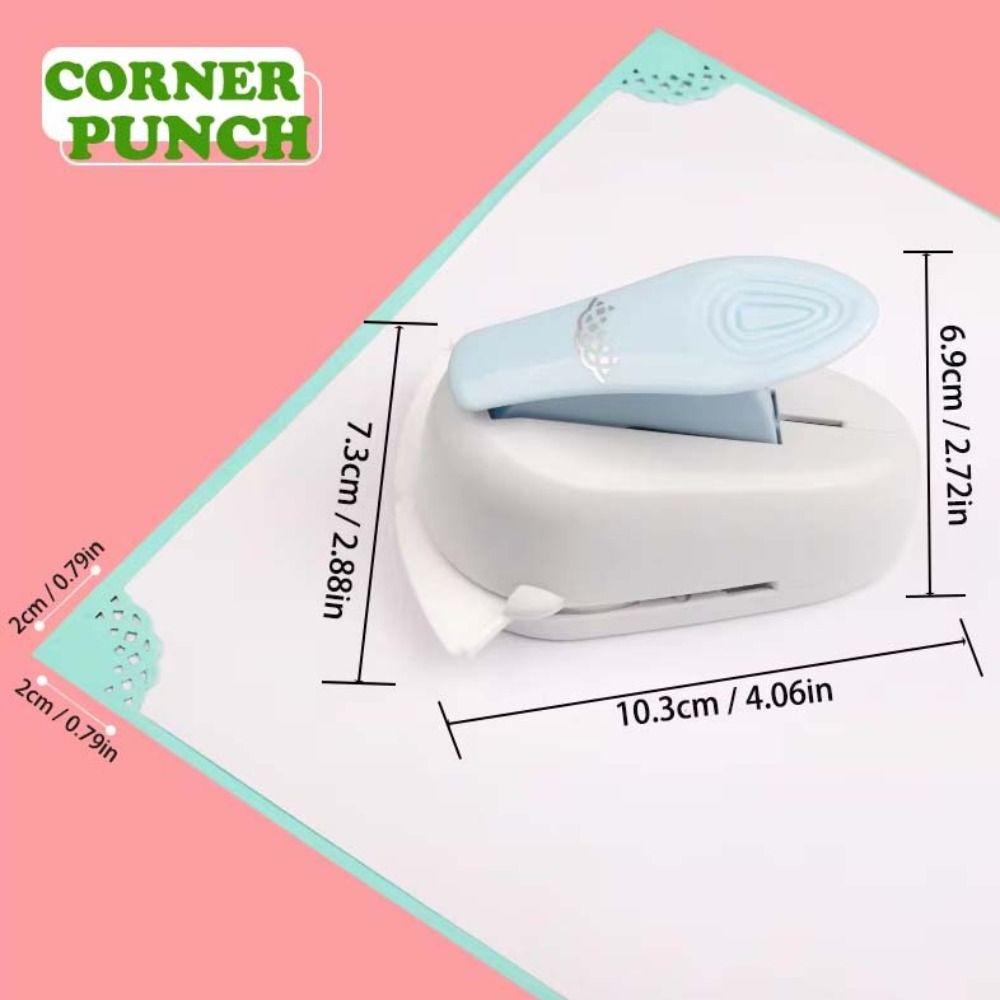 Кроппер для рукоделия Угловой дырокол Регулируемый угол Дырокол для бумаги DIY проекты