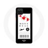 Case for Samsung Galaxy A42 5G Plane Ticket Montreal Canada