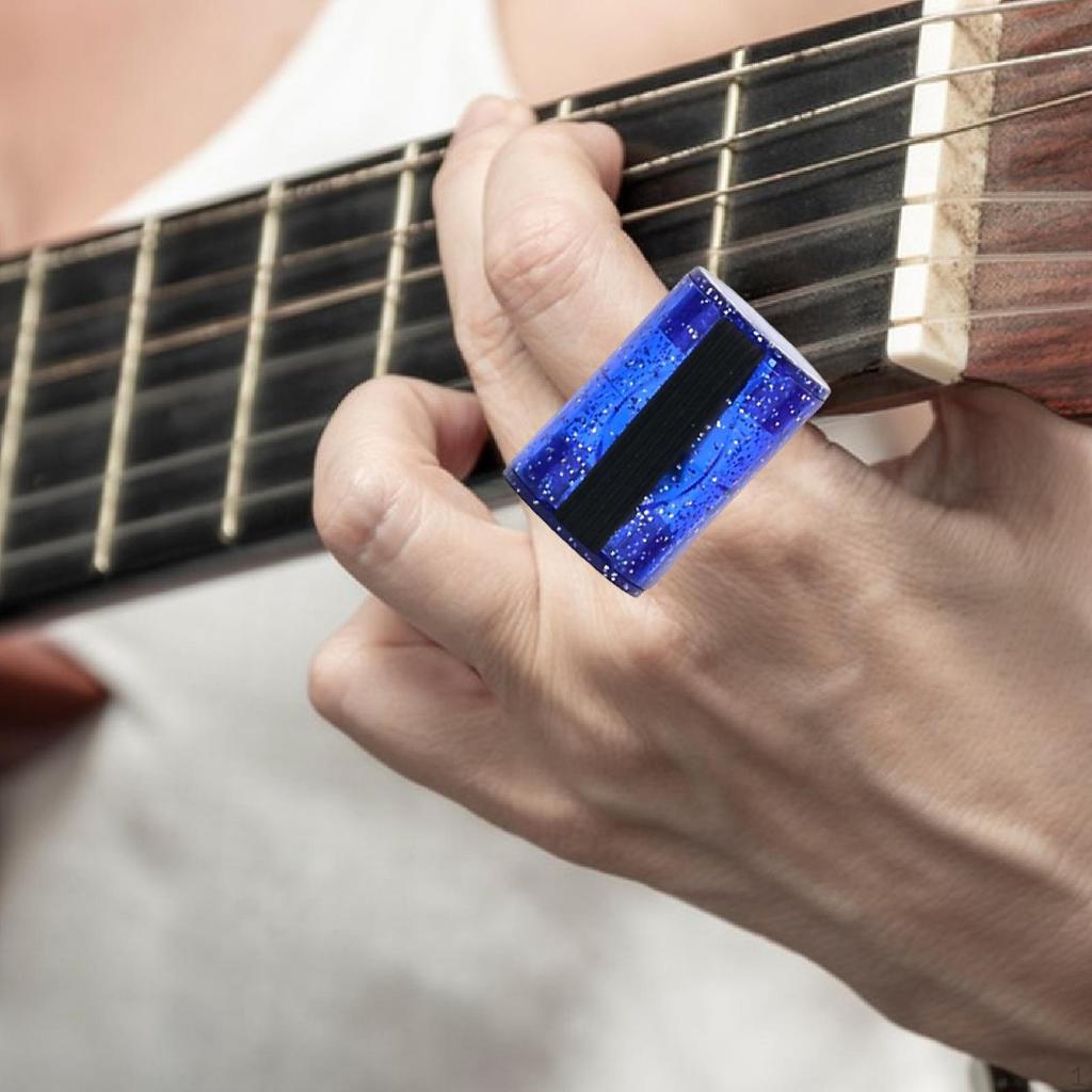 Компактная и ритмичная гитарная трещотка для пальцев с эластичным ремешком, идеально подходит для банджо, акустической гитары.