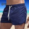 Men Shorts Lightweight Breathable Athletic Elastic Waist Casual Ultra-Short Solid Color Shorts Beach Summer Wear