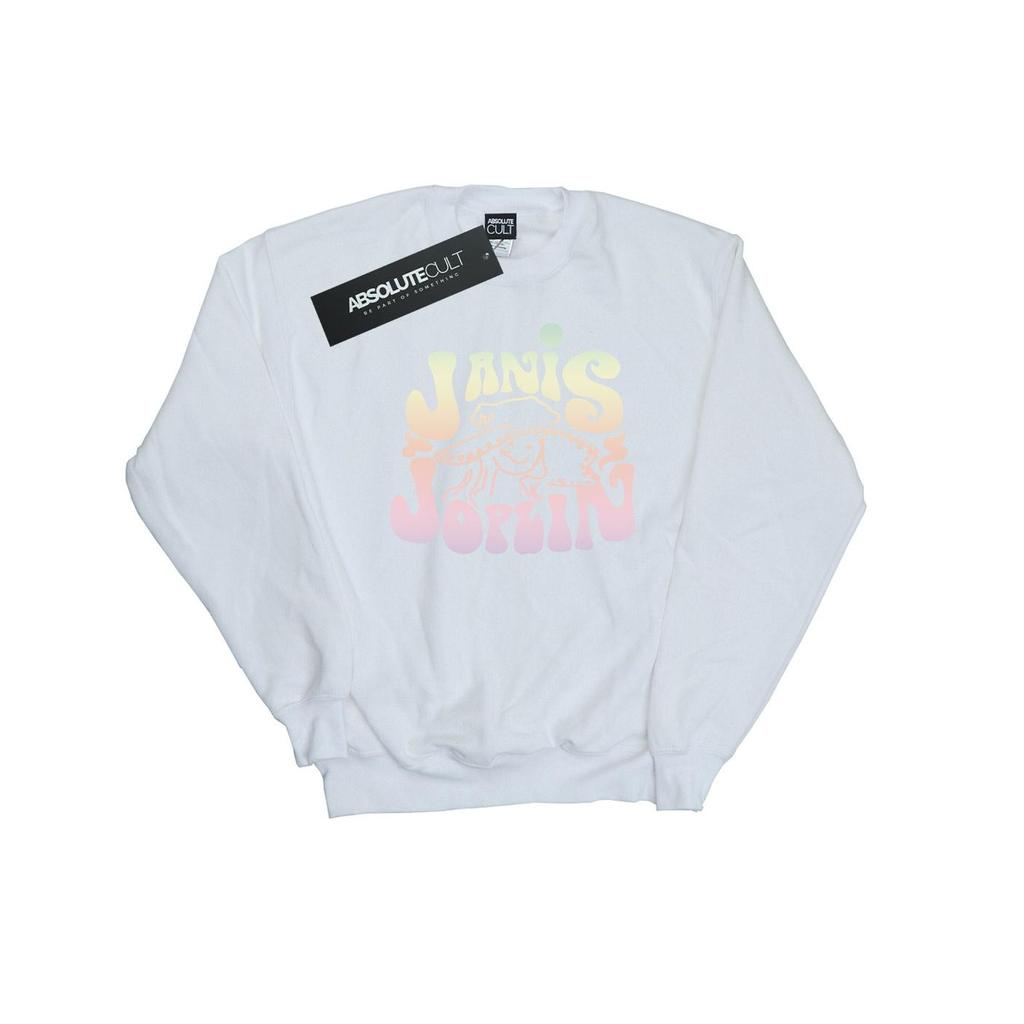 Janis Joplin Mens Pastel Logo Sweatshirt