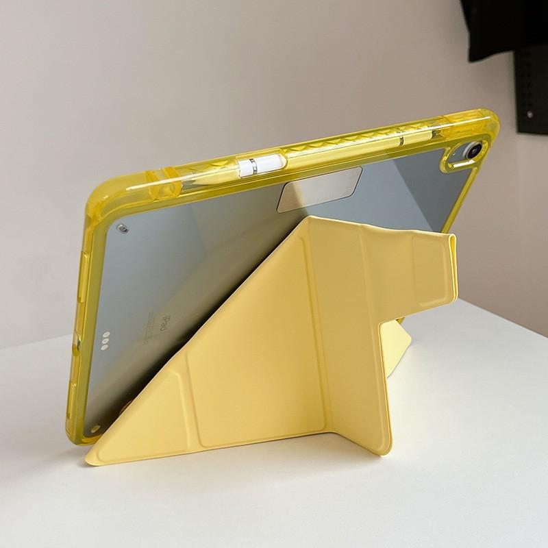 Slim Acrylic IPad 11 Case With Pen Slot Stand Shockproof Air 8 Mini 7 Protective Cover 2026 Models