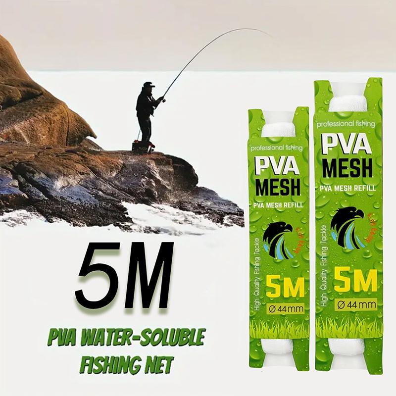 5M Mesh Water-Soluble Fishing Nest 18/25/37/44Mm Environmental Carp Fishing Feeder Fishing Accessories