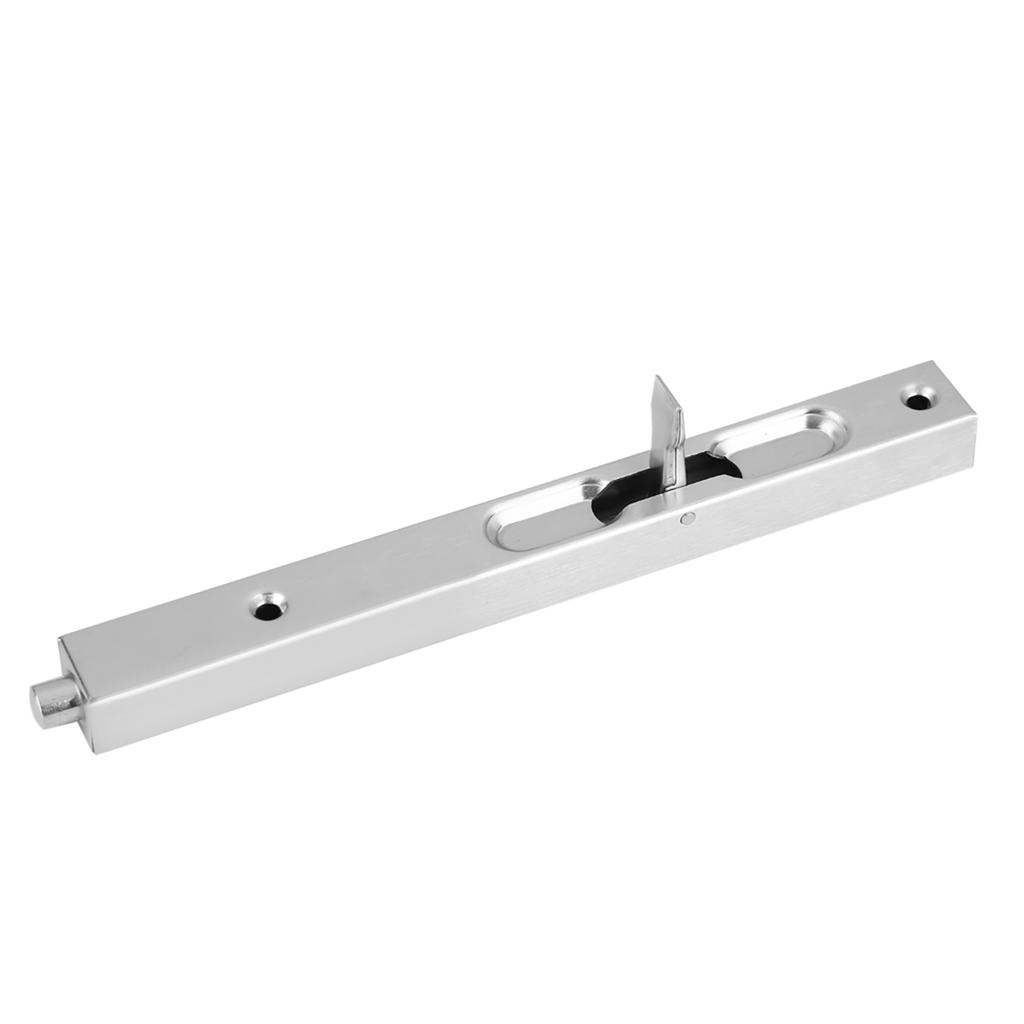 Home Gate Door Security Guard 304 Stainless Steel Flush Latch Bolt Slide Lock 8inch