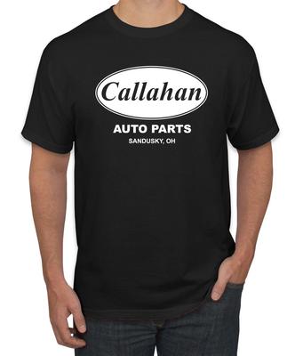 Callahan Auto Parts Sandusky Ohio Ретро 90-х Смешная Футболка с Поп-Культурой Tommy Boy