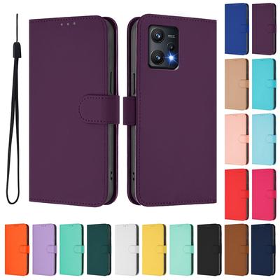 Чехлы Realme9 5G для Realme 9 5G, кожаные чехлы-книжки с кошельком, realme9 5G, защитный чехол-книжка с отделением для карт, однотонные чехлы