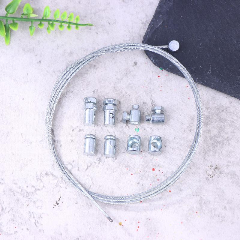 11 шт./компл. Универсальный комплект для ремонта тросов газа и сцепления с тросом, детали для газонокосилки-культиватора, безпаечный ниппель с набором гаек-втулок