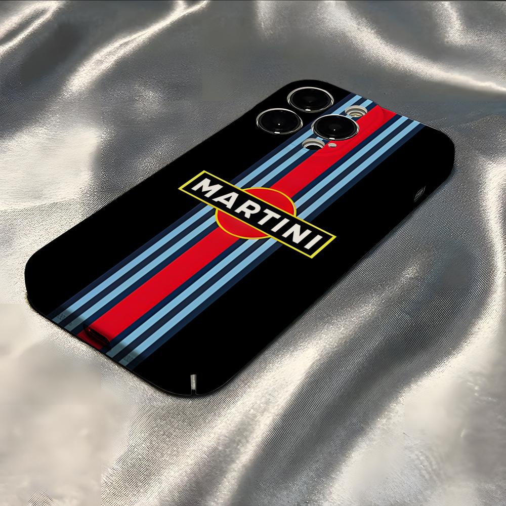 Чехол для телефона Racing Martinis Для iPhone 16 Pro Max 15 Pro 13 14 12 11 8 7 Plus X XR XS Max Всесторонний чехол